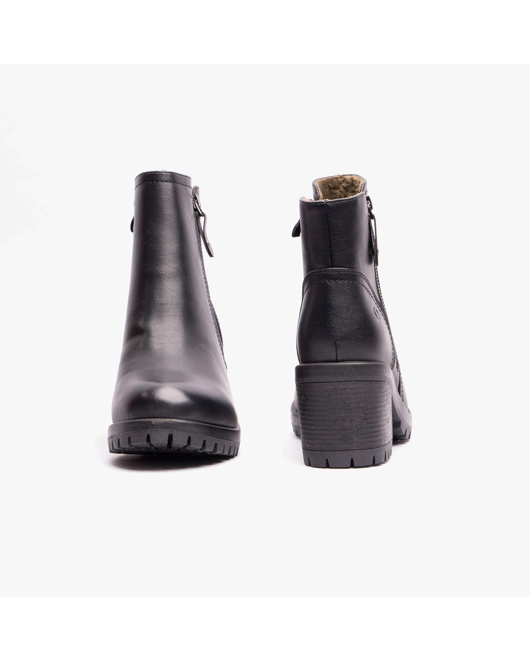 Heavenly Feet Black Larkin Ankle Zip Boots