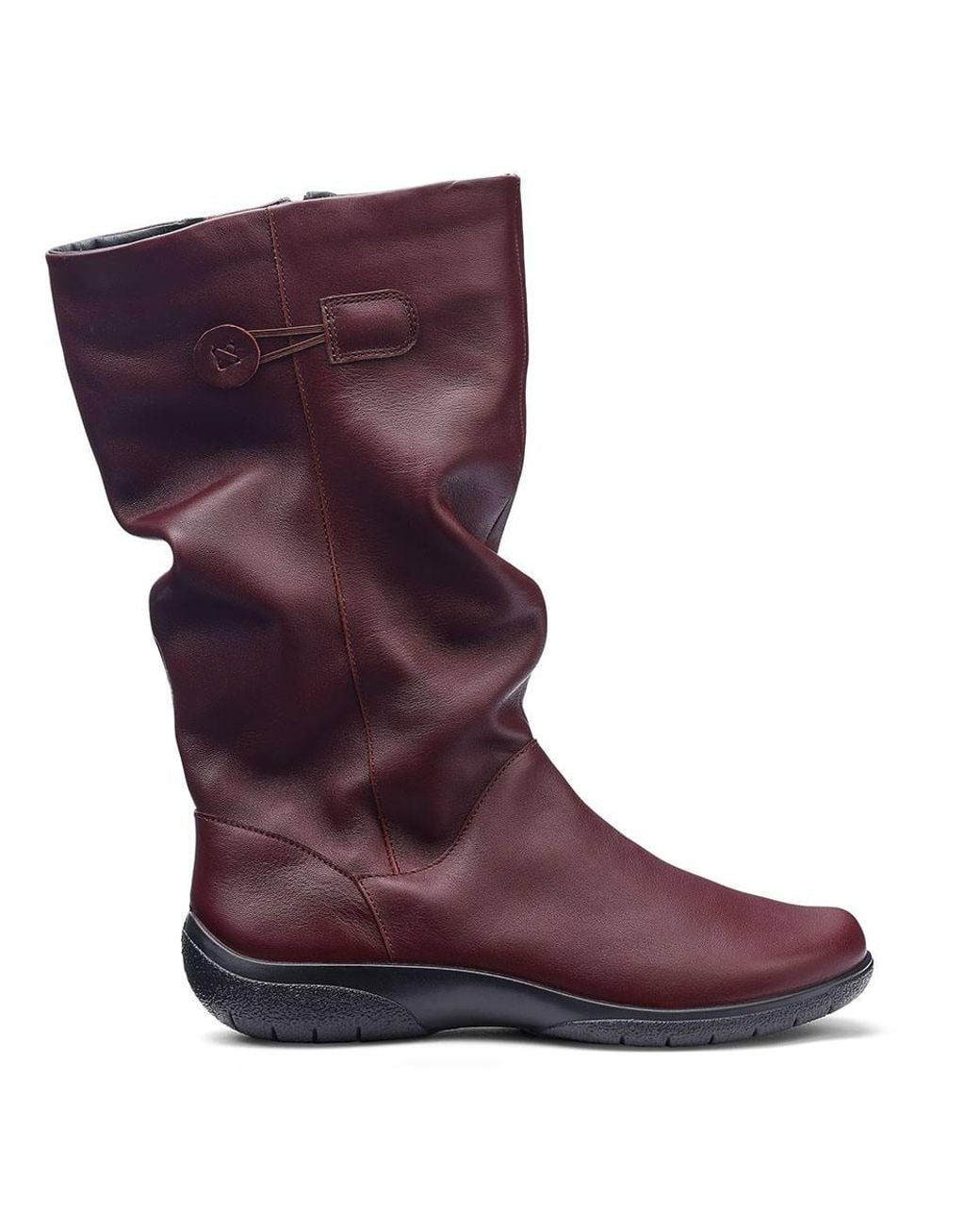 Hotter Purple 'Derrymore Ii' Mid Calf Boots