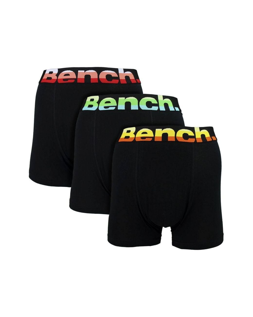 Bench Black 3 Pack Cotton Boxers Underwear for men