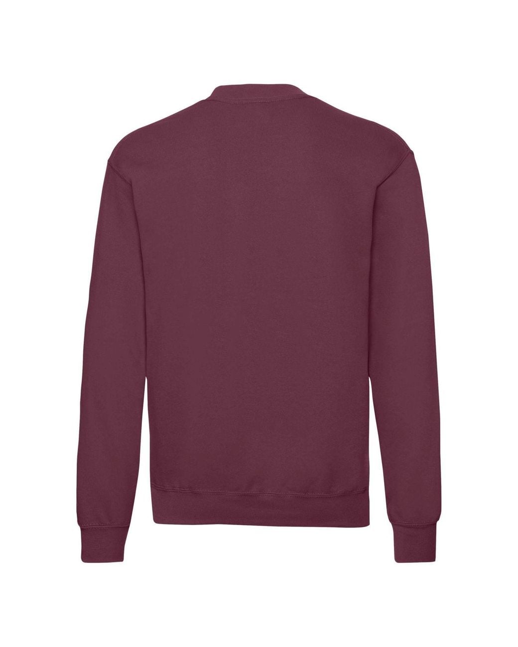Fruit Of The Loom Purple Classic 80 20 Set-In Sweatshirt for men