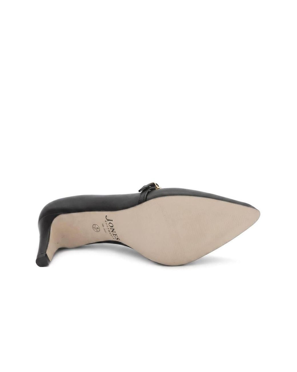 Jones Bootmaker Black Zienna Leather Stiletto Heel Mary Janes