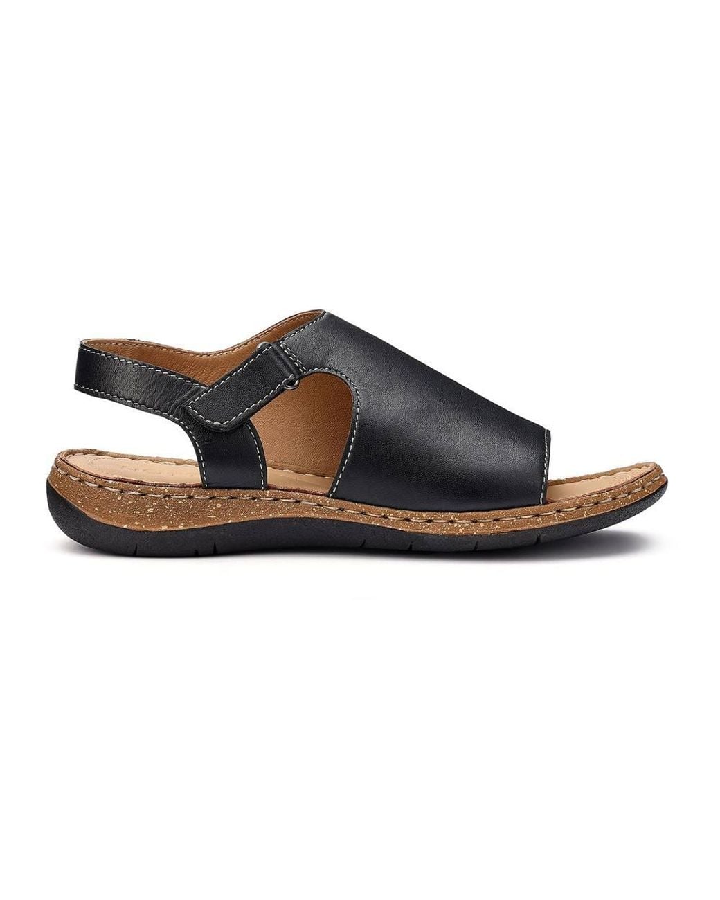 Hotter Blue Wide Fit 'Mena' Sandals
