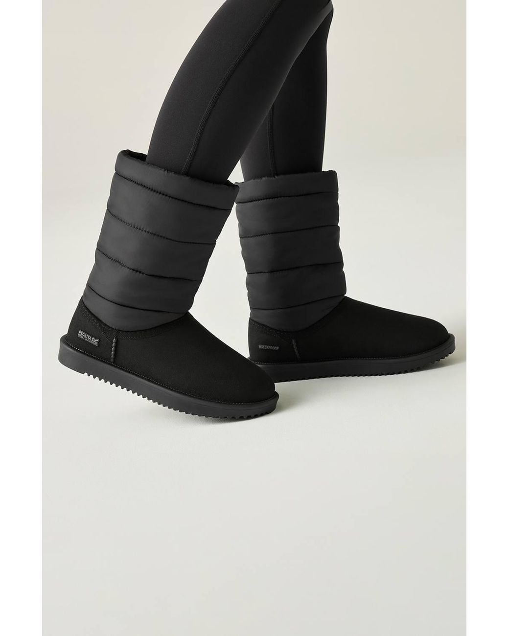 Regatta Black Waterproof Risley Baffle Mid Boots