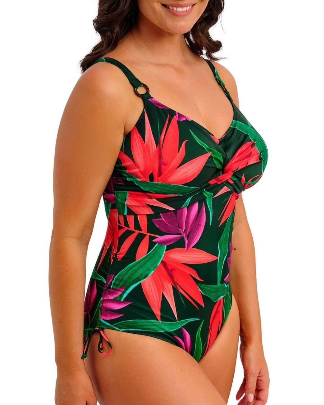 Fantasie Black Pichola Twist Front Swimsuit
