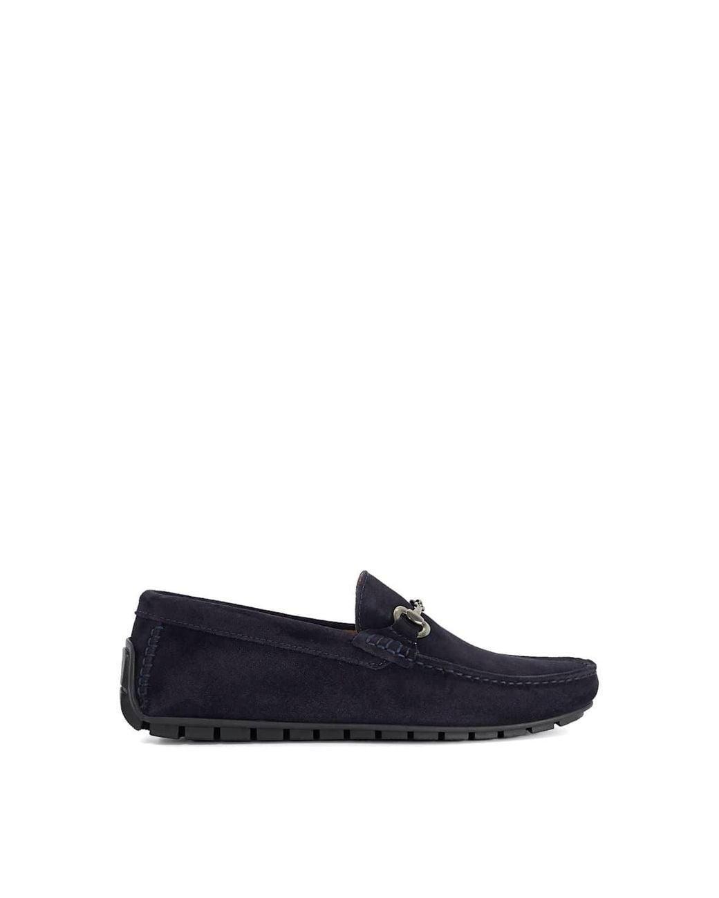 Dune Blue 'Brackon' Suede Slip-On Shoes for men