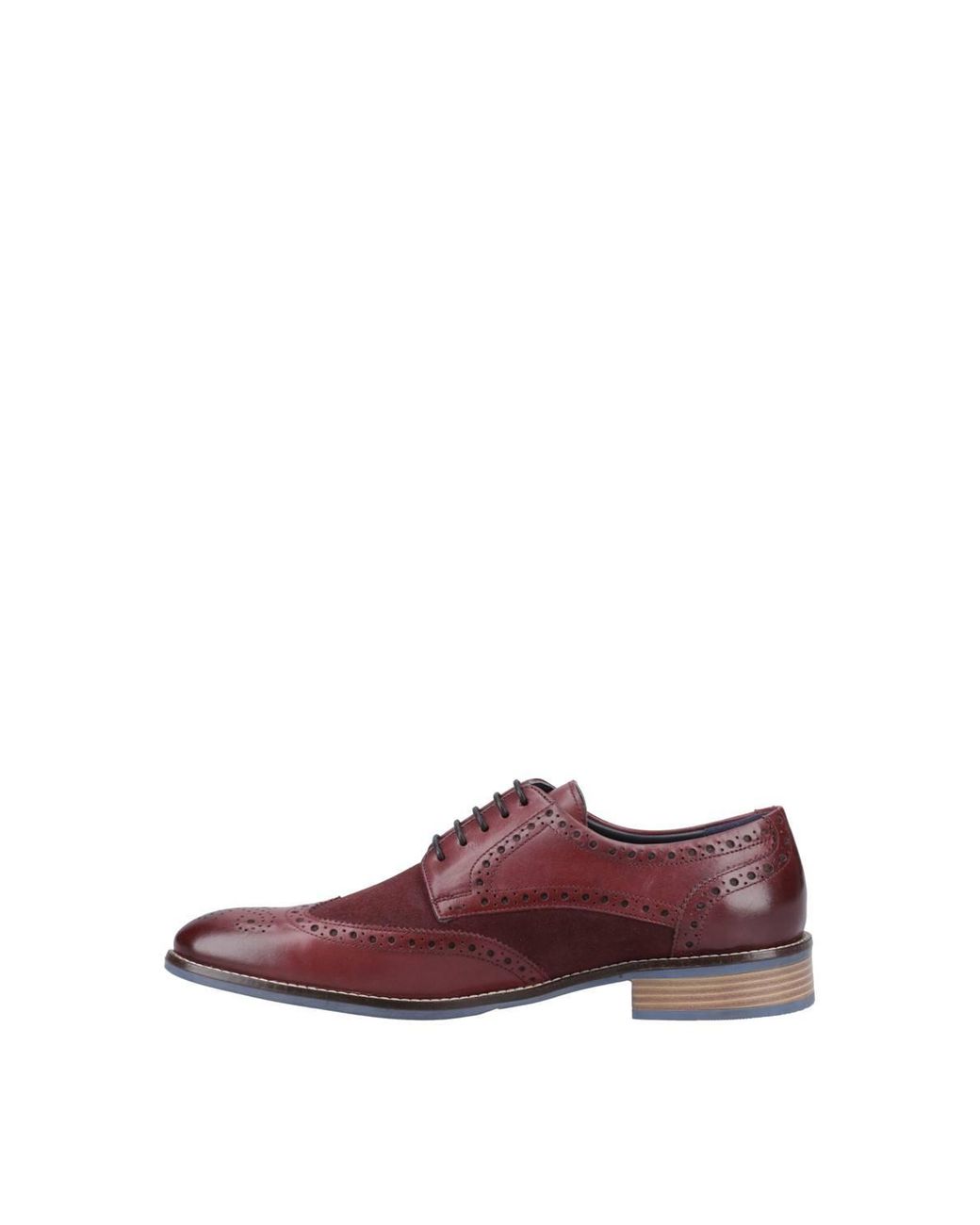 Hush Puppies Purple Dustin Mix Brogue for men