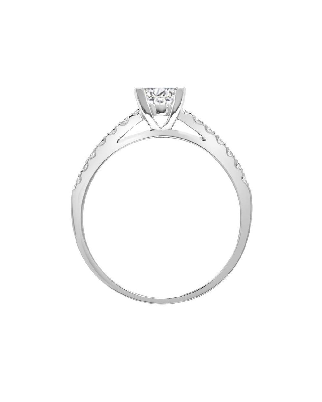 Jewelco London White 18Ct 1.00Ct D/Vs Lab Grown Diamond Engagement Ring