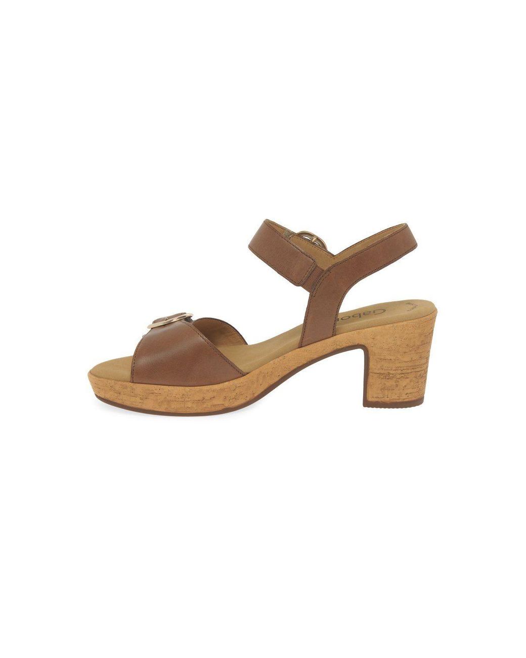 Gabor Brown 'Fantastica' Heeled Sandals