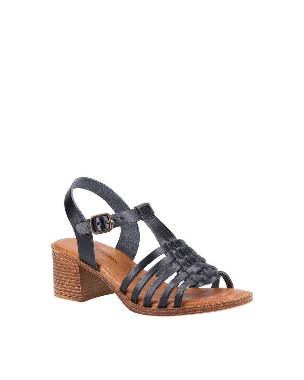 Hush Puppies Black Greta Sandal
