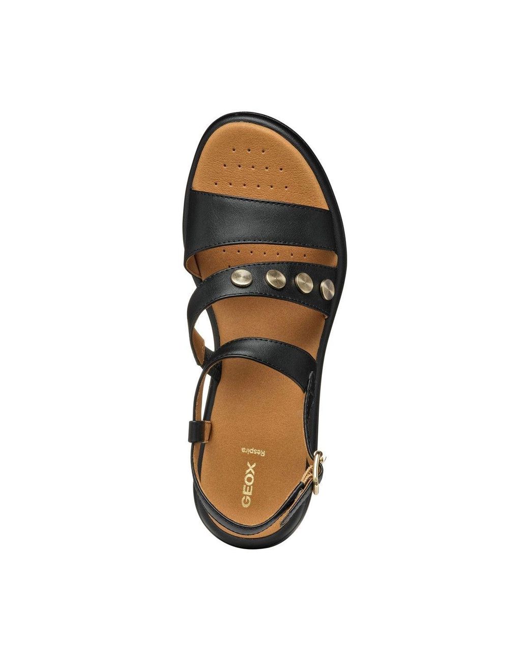 Geox Black D Meliconia Sandals
