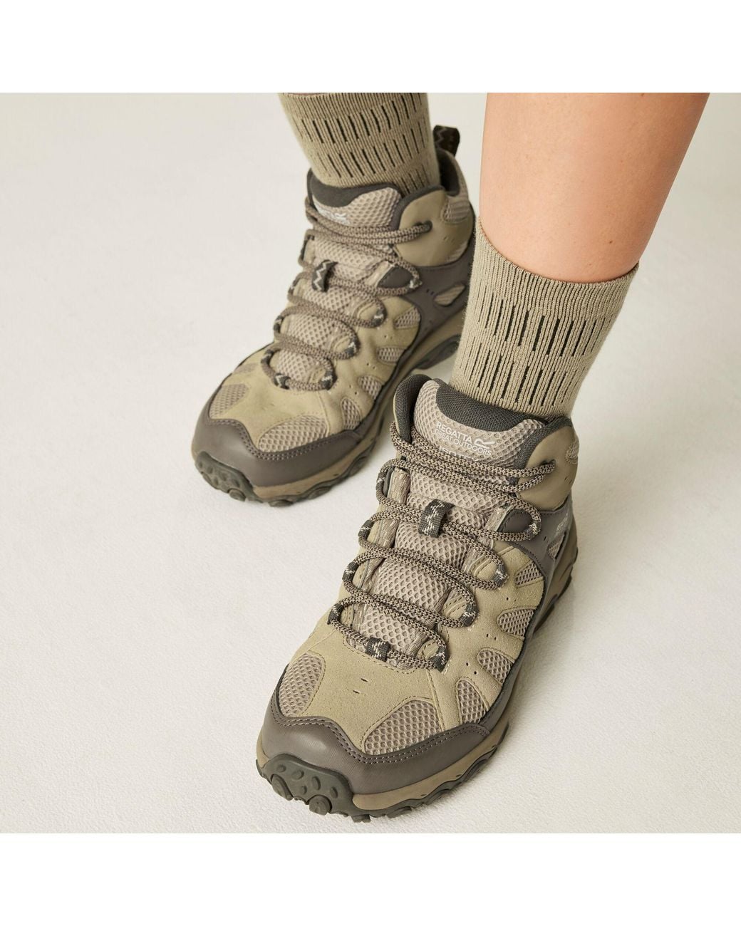 Regatta Gray Edgepoint Waterproof Breathable Mid Walking Boots