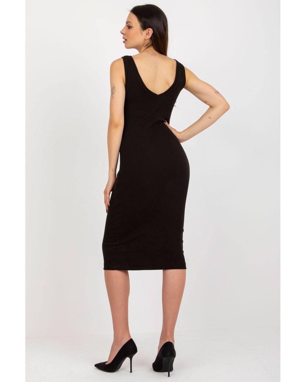 Love Lace Black Heart Neckline Blouse & Slip Dress Set Style 182093