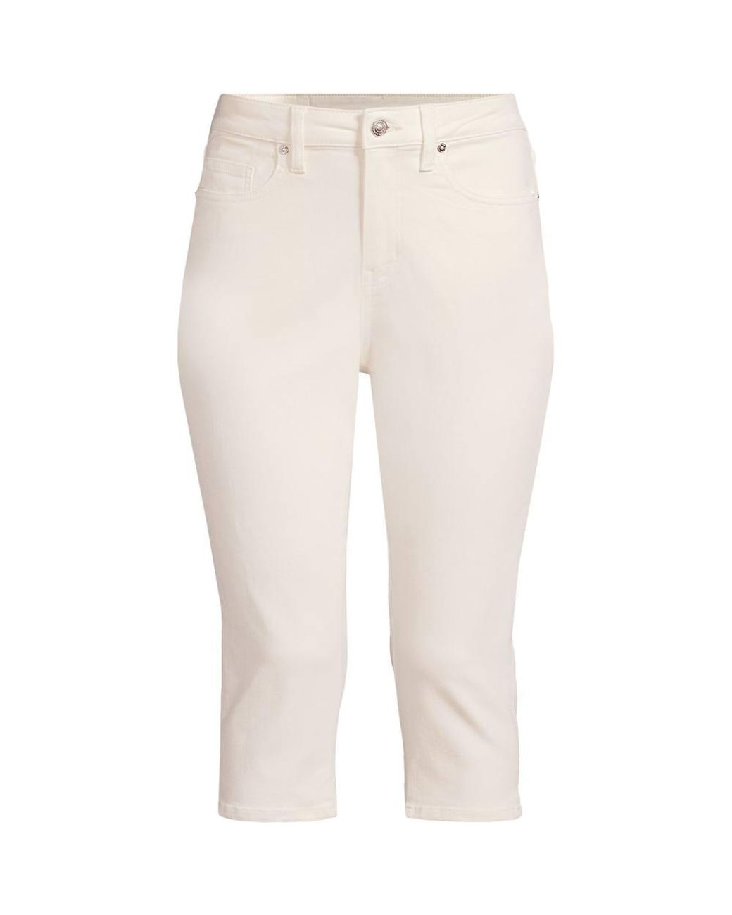 Lands' End Blue All-Day Coolmax Capri Jeans