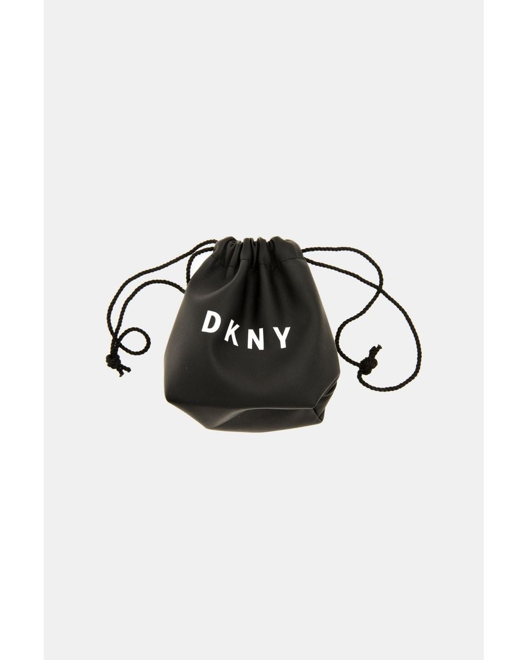 DKNY White Tone Pavé Heart Slider Bracelet