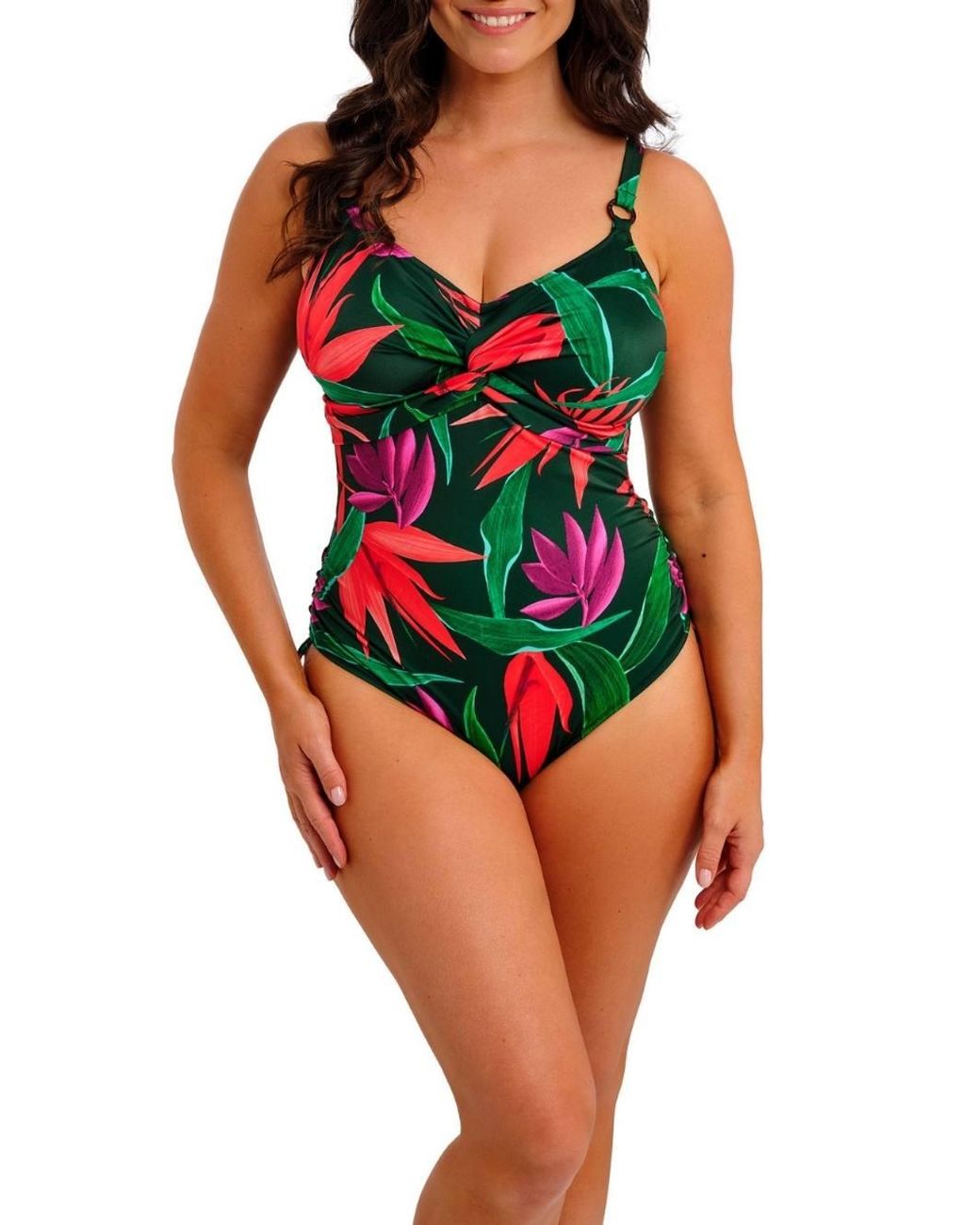 Fantasie Black Pichola Twist Front Swimsuit