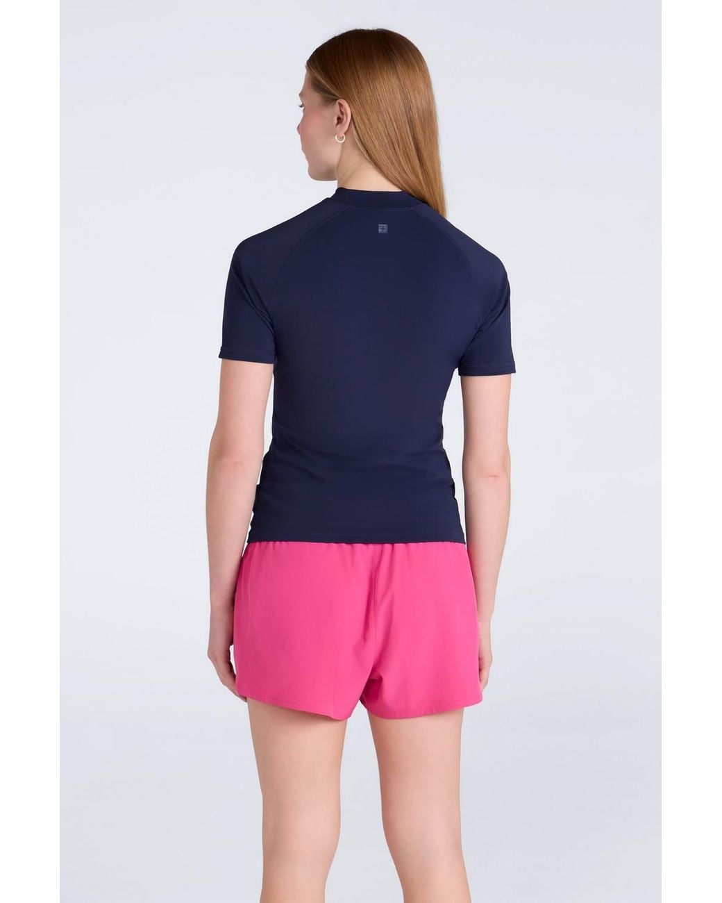 Mountain Warehouse Blue Short Sleeved Quick Drying Stretchy Uv Rash Vest