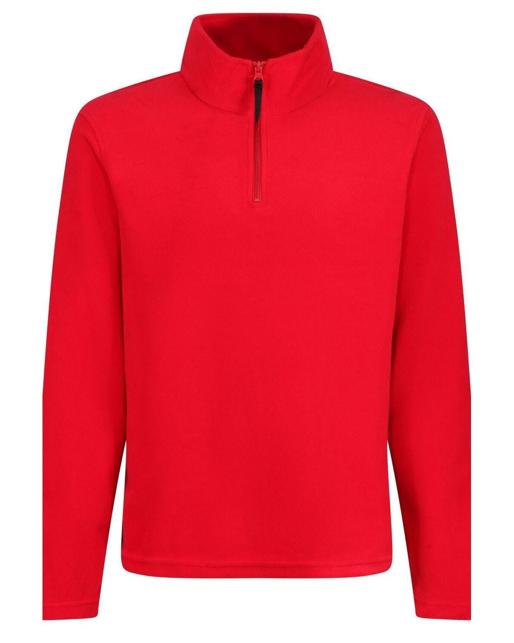 Regatta Red Micro Lightweight Half Zip Fleece for men