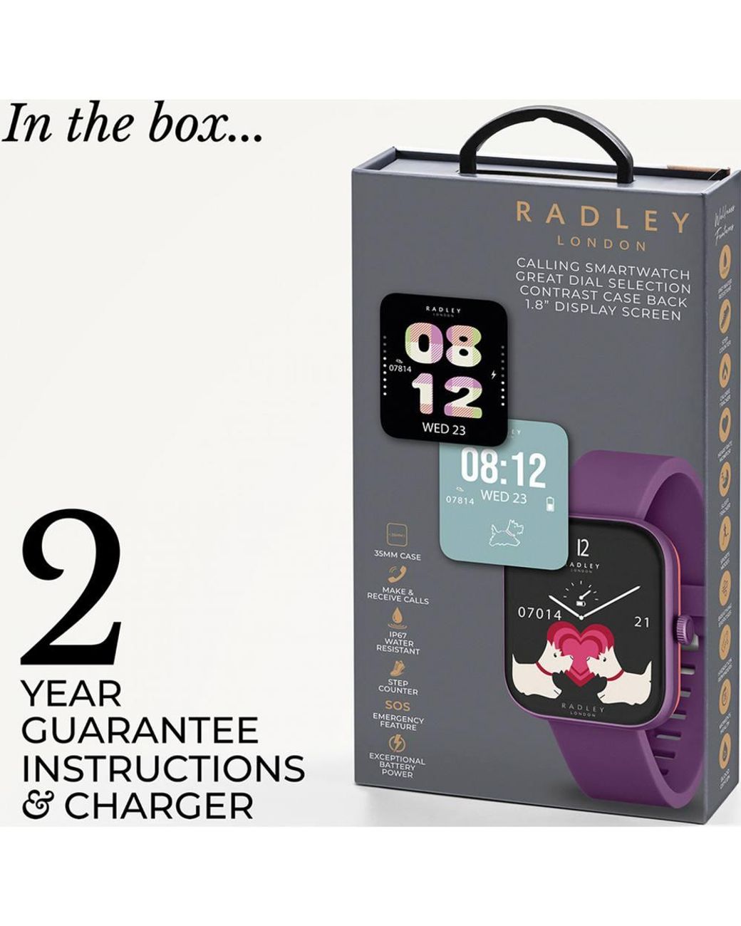 Radley Purple Rys32-2177 Series 38Mm Watch