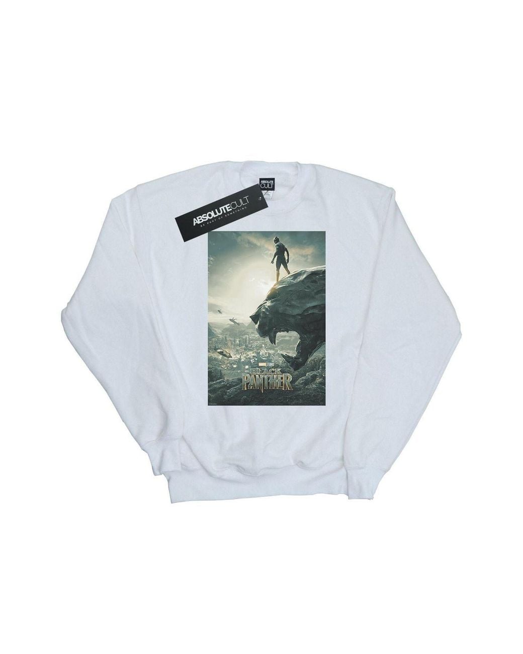 Marvel Blue Panther Poster Sweatshirt for men
