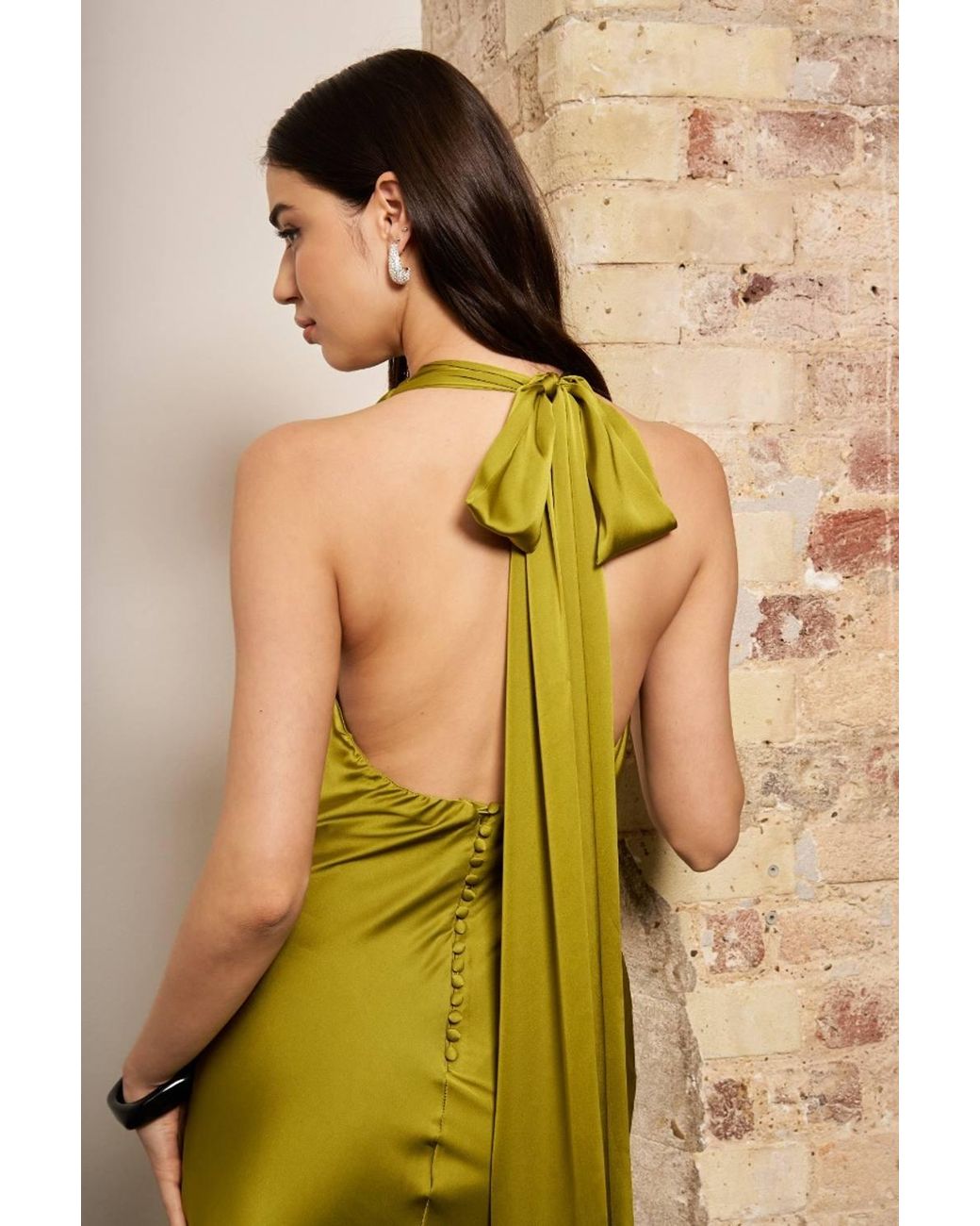 TFNC London Yellow Sabba Maxi Dress