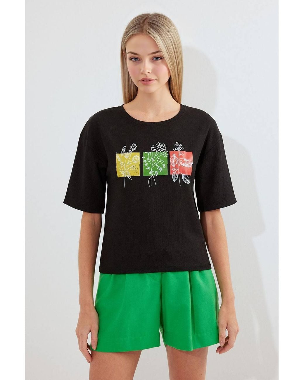 Bigdart Green Printed Crew Neck T-Shirt