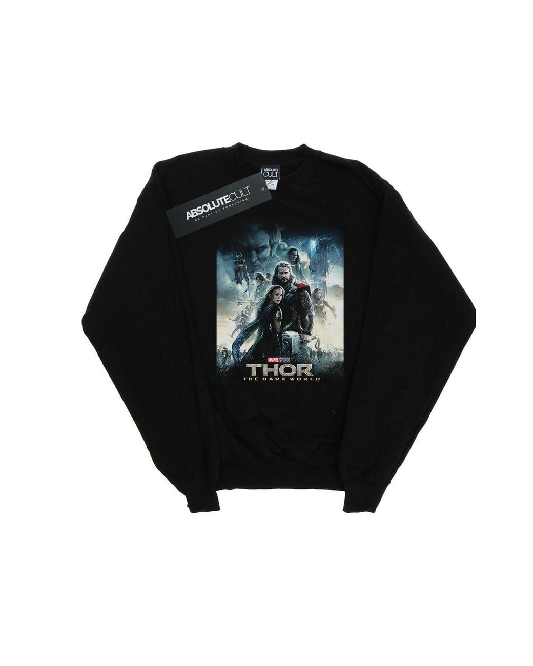 Marvel Black Thor The Dark World Poster Sweatshirt for men