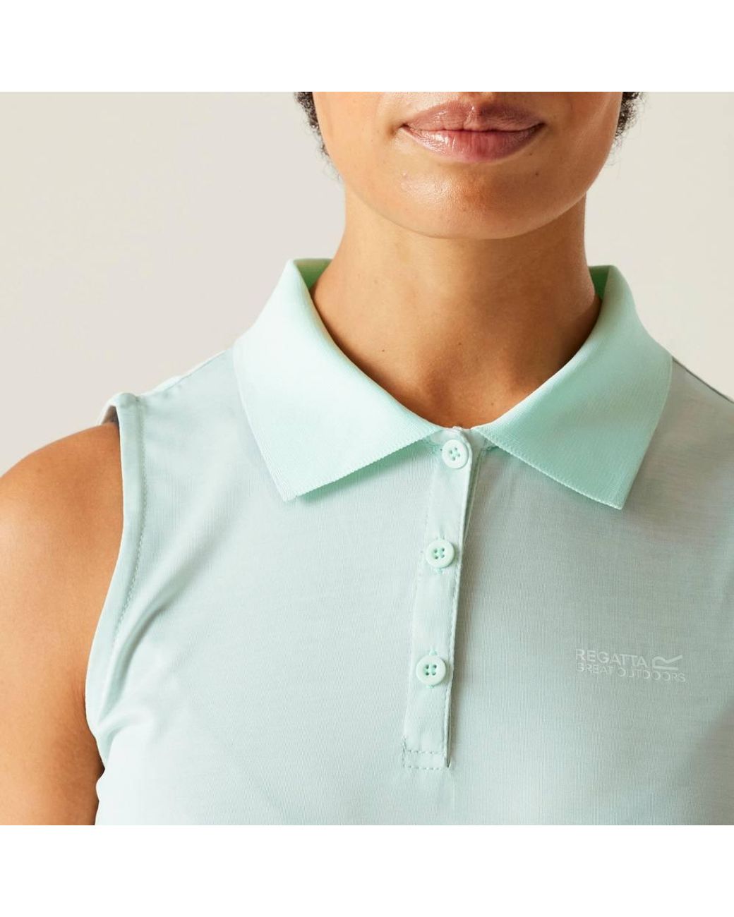 Regatta Blue Tima Ii Sleeveless Polo