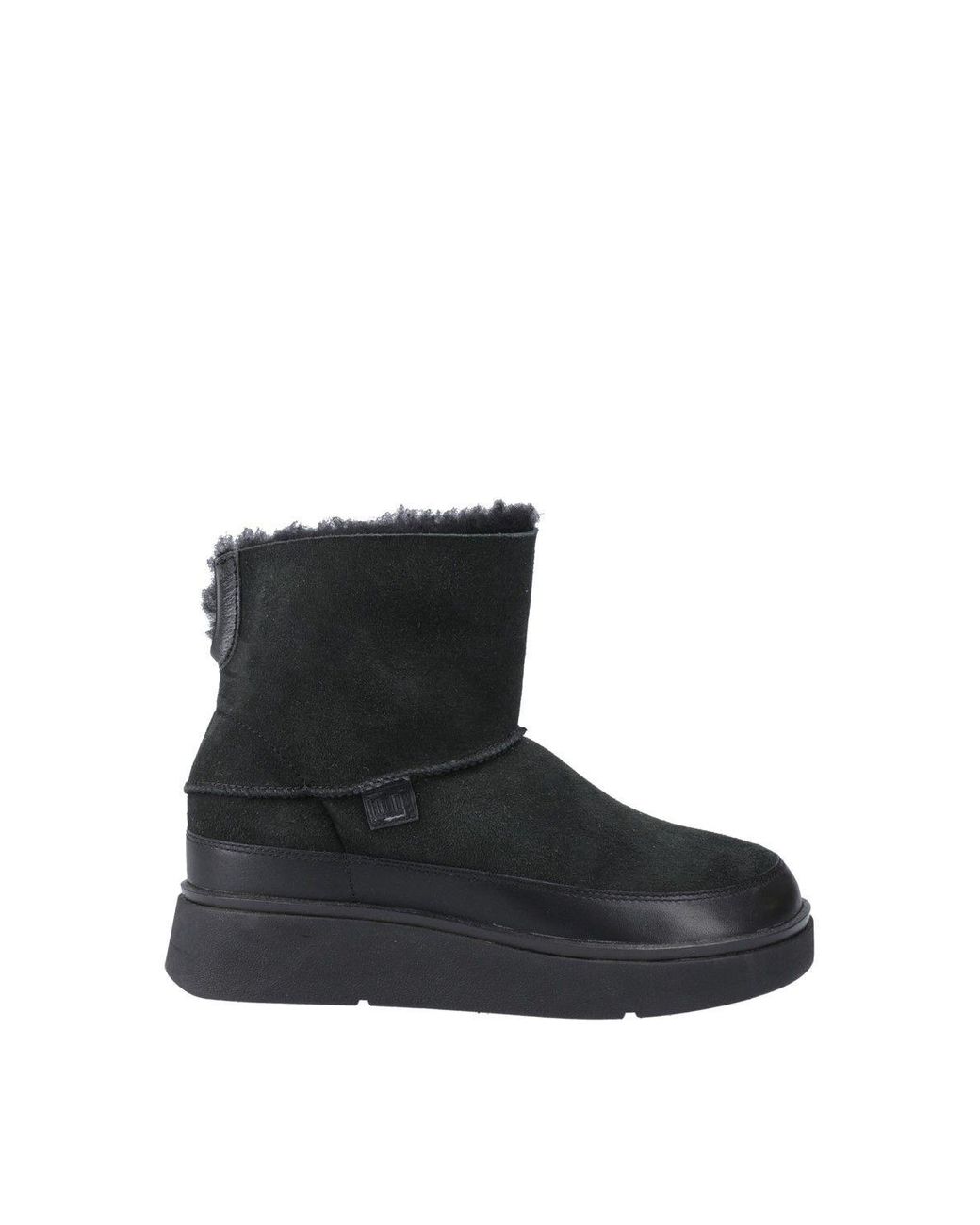 Fitflop Black Gen-Ff Mini Double-Faced Boots