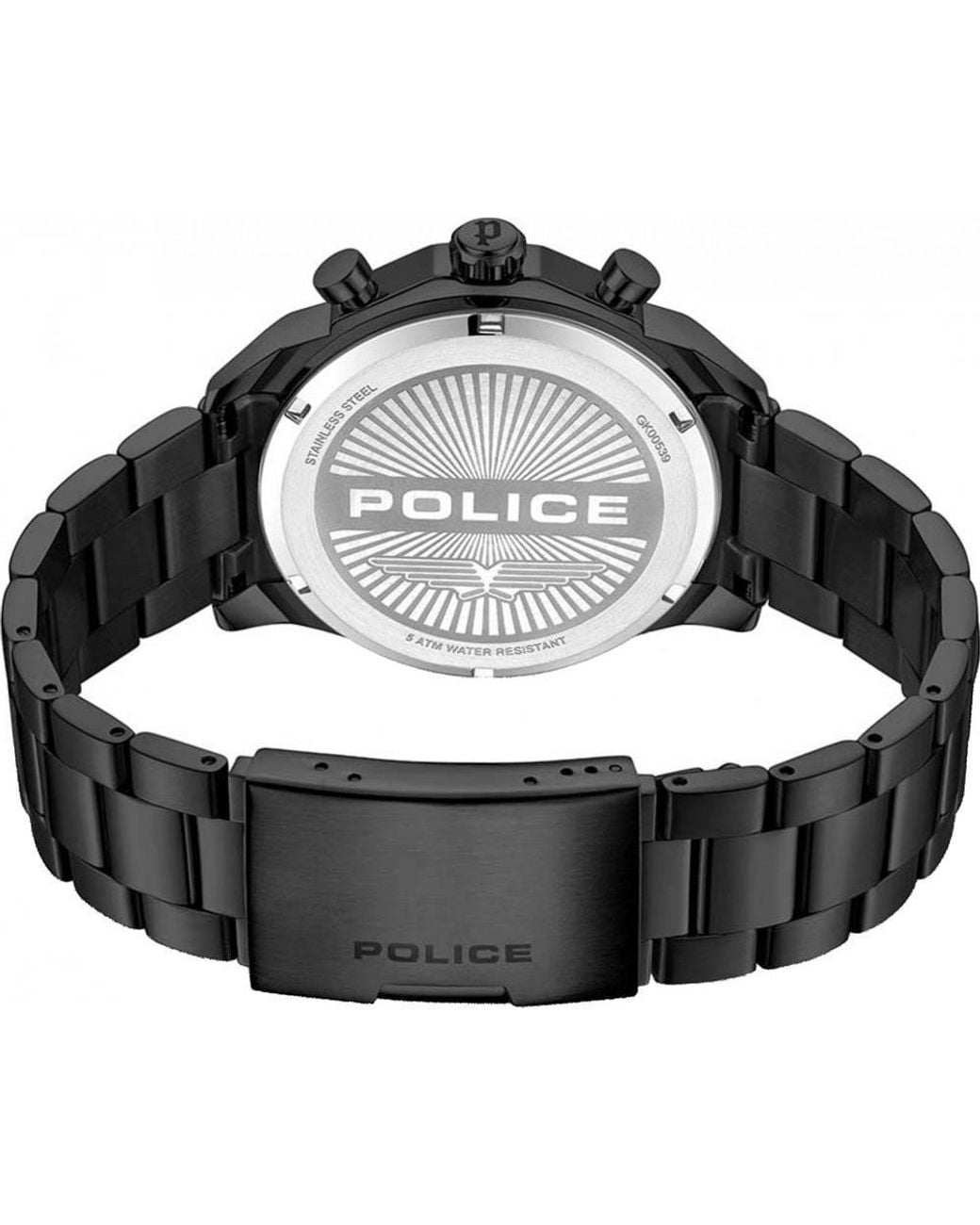 Police Black Pewgk0053902 Urban 44Mm Quartz Watch for men