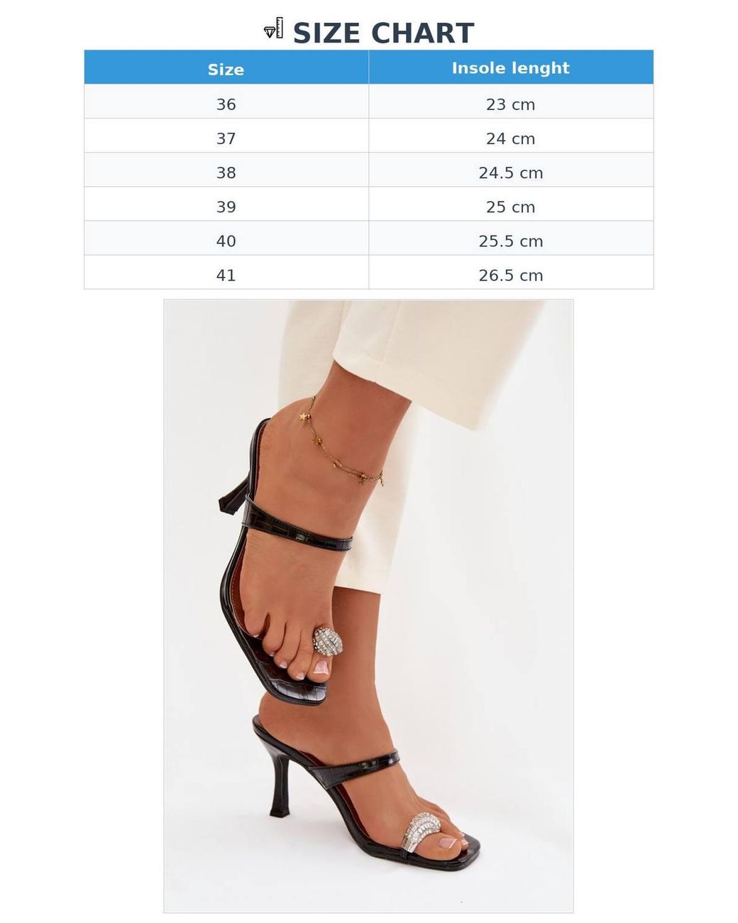 Love Lace Brown Stiletto Heeled Sandals With Jewel Toe Detail & Midfoot Strap