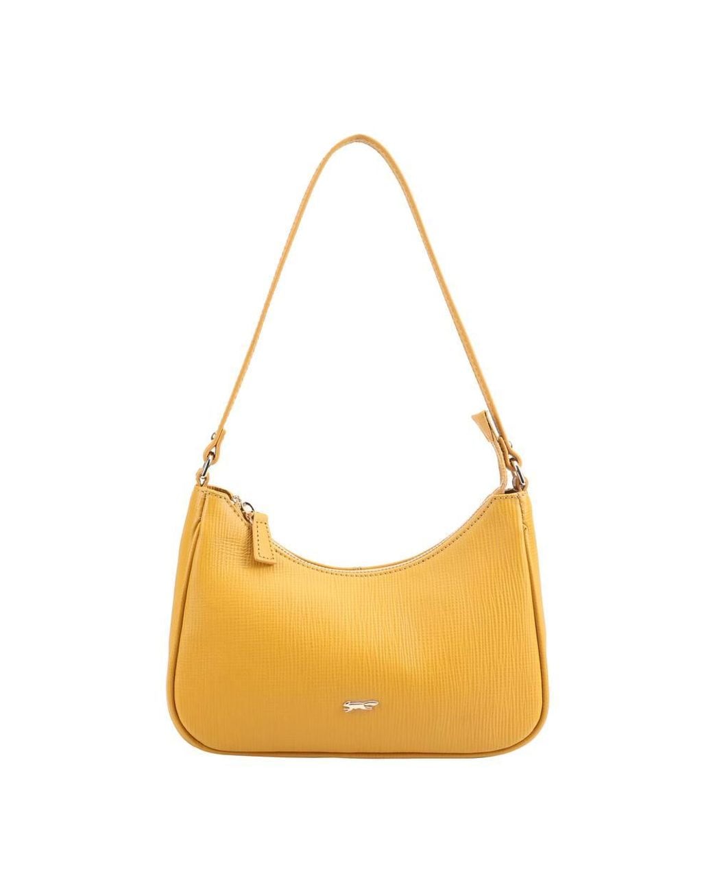 Paul Costelloe Yellow Delphine Leather Shoulder Bag