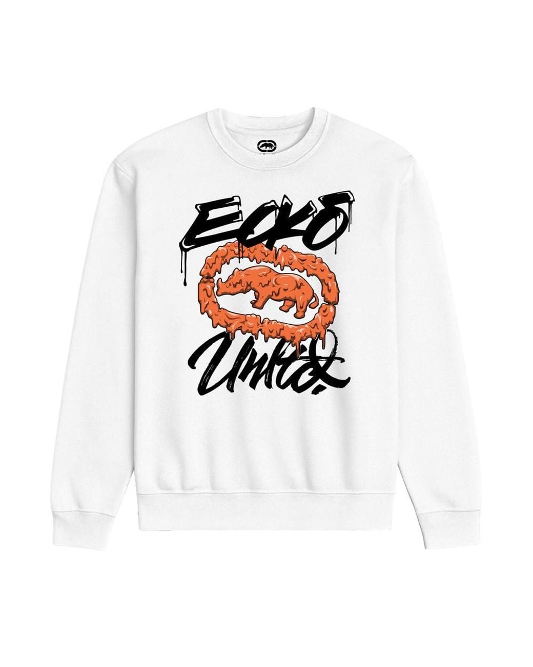 Ecko' Unltd Blue Drips Sweatshirt for men
