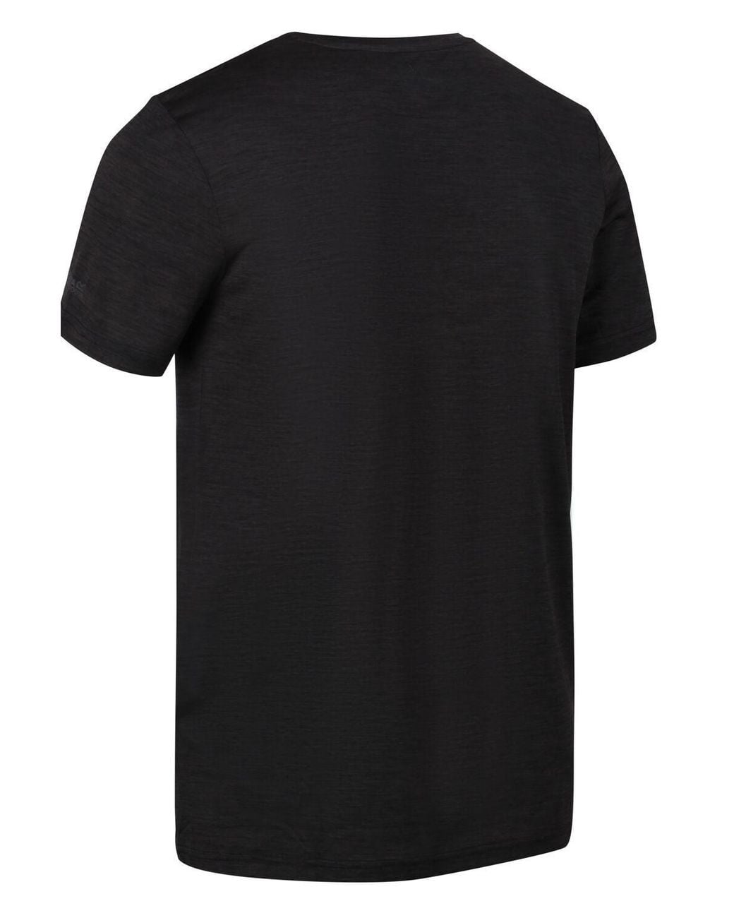 Regatta Black Fingal Edition Short Sleeved Marl T-Shirt for men