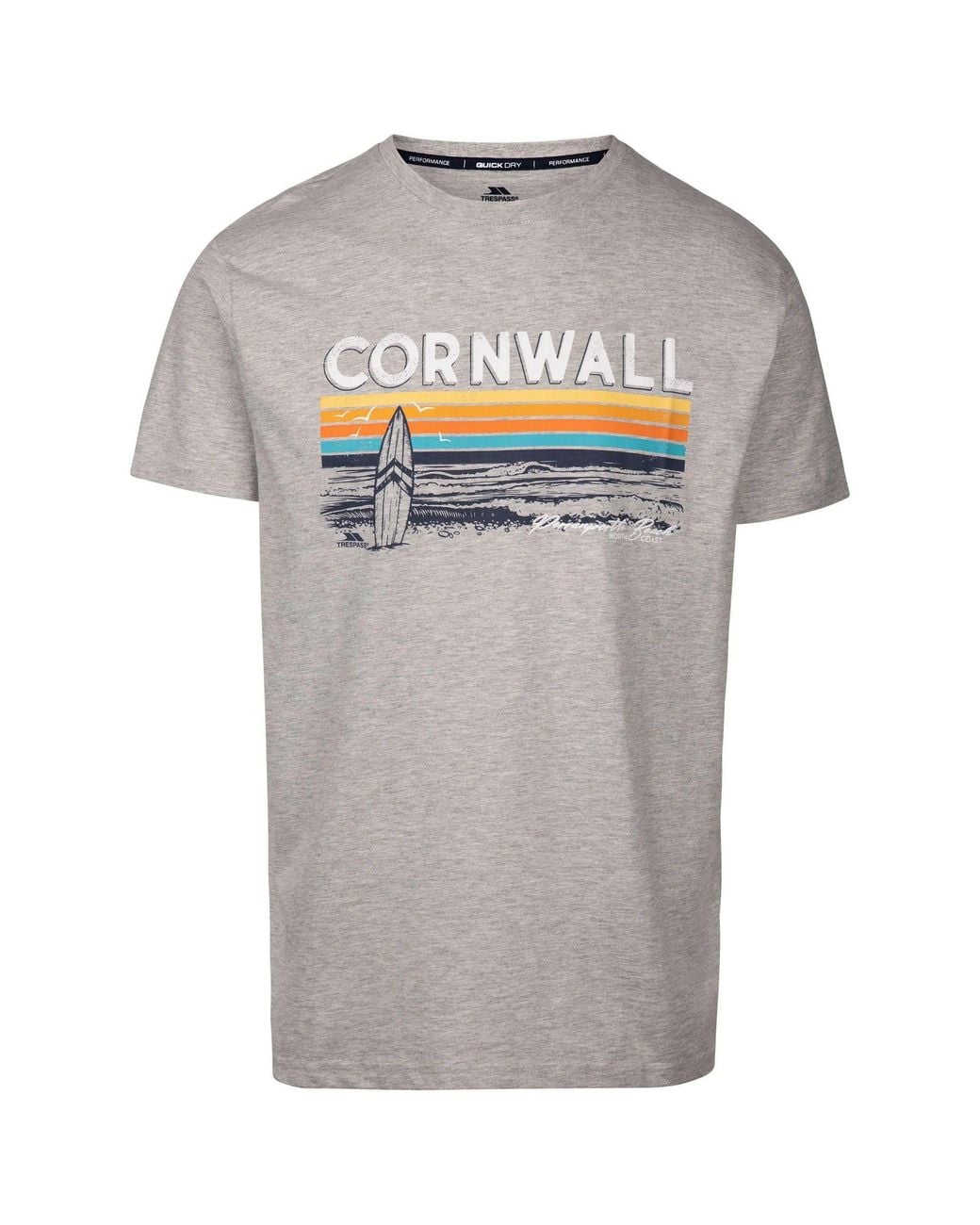 Trespass Gray Akkul T-Shirt for men