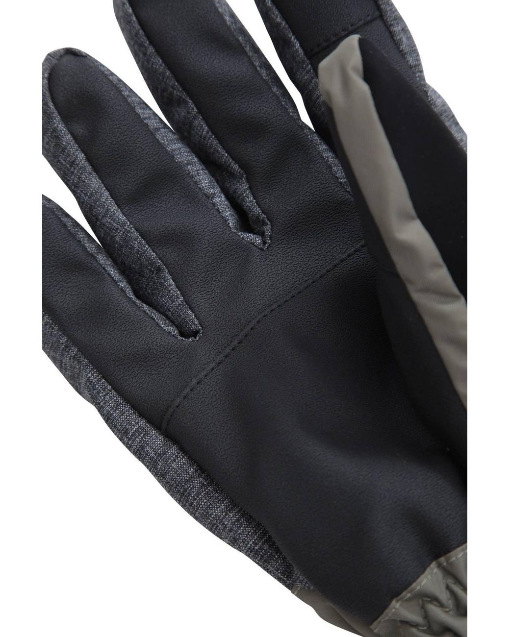 Mountain Warehouse Black Waterproof Breathable Thinsulate Lined Adjustable Fit Ski Gloves for men