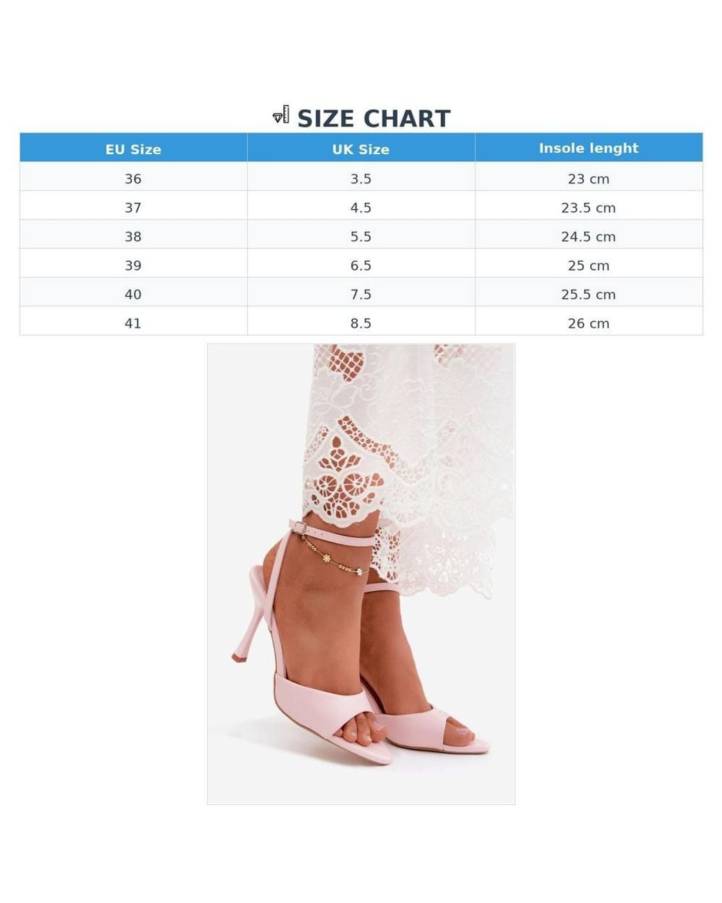 Love Lace White Stiletto Faux Leather Heeled Sandals