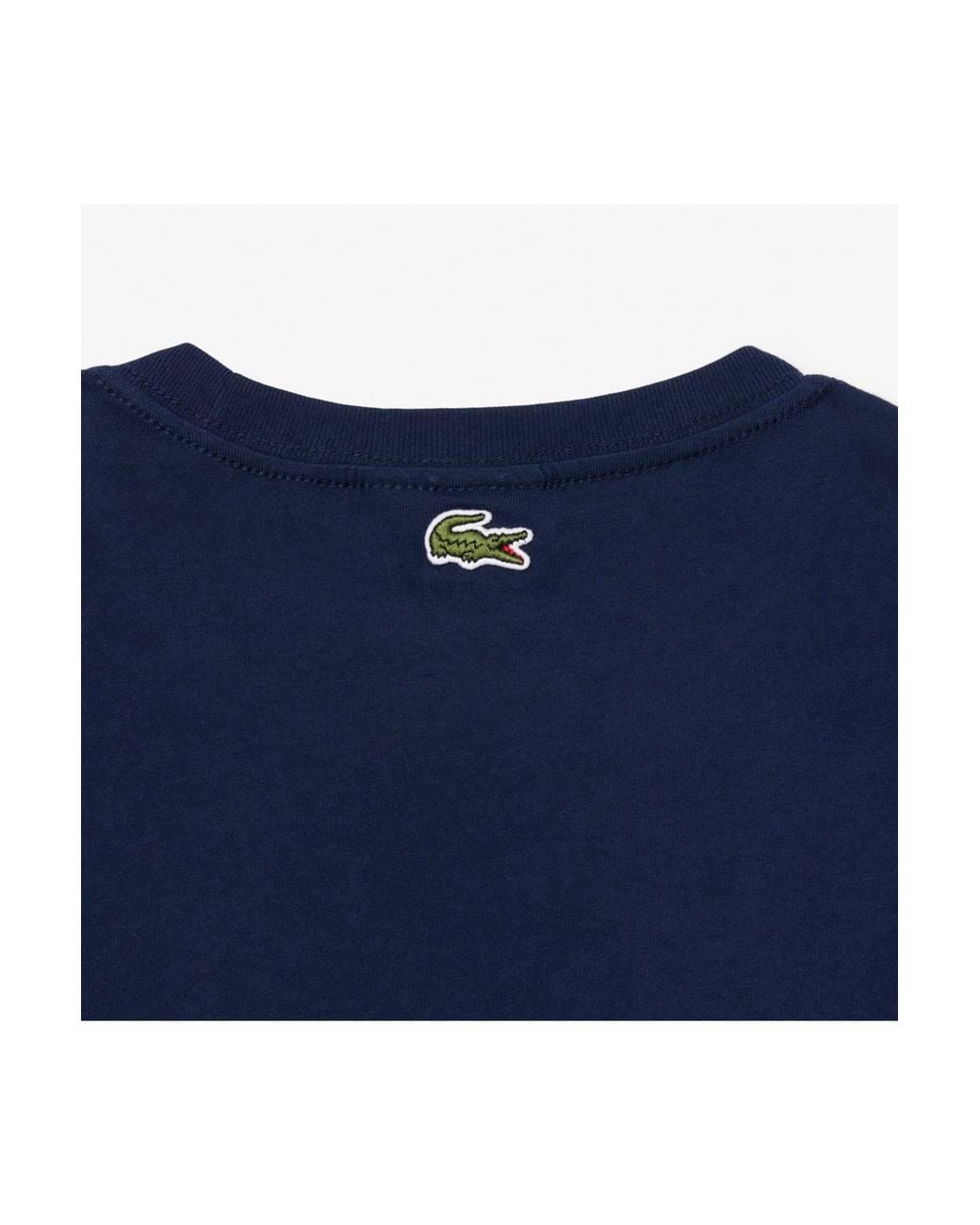 Lacoste Blue Graphic T-Shirt for men