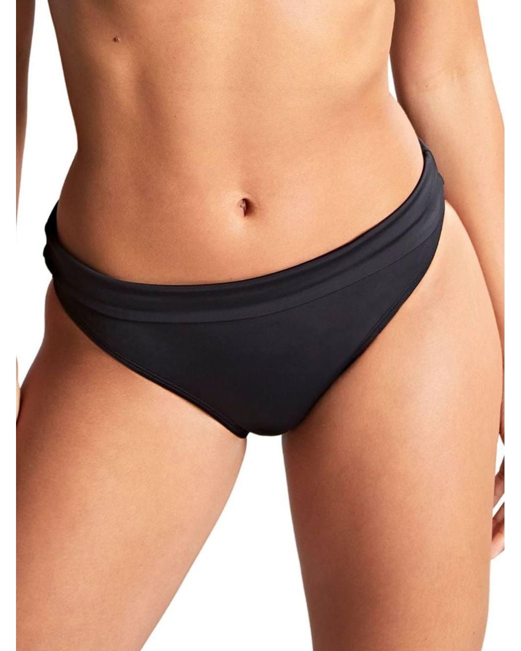 Panache Black Anya Riva Fold Bikini Brief