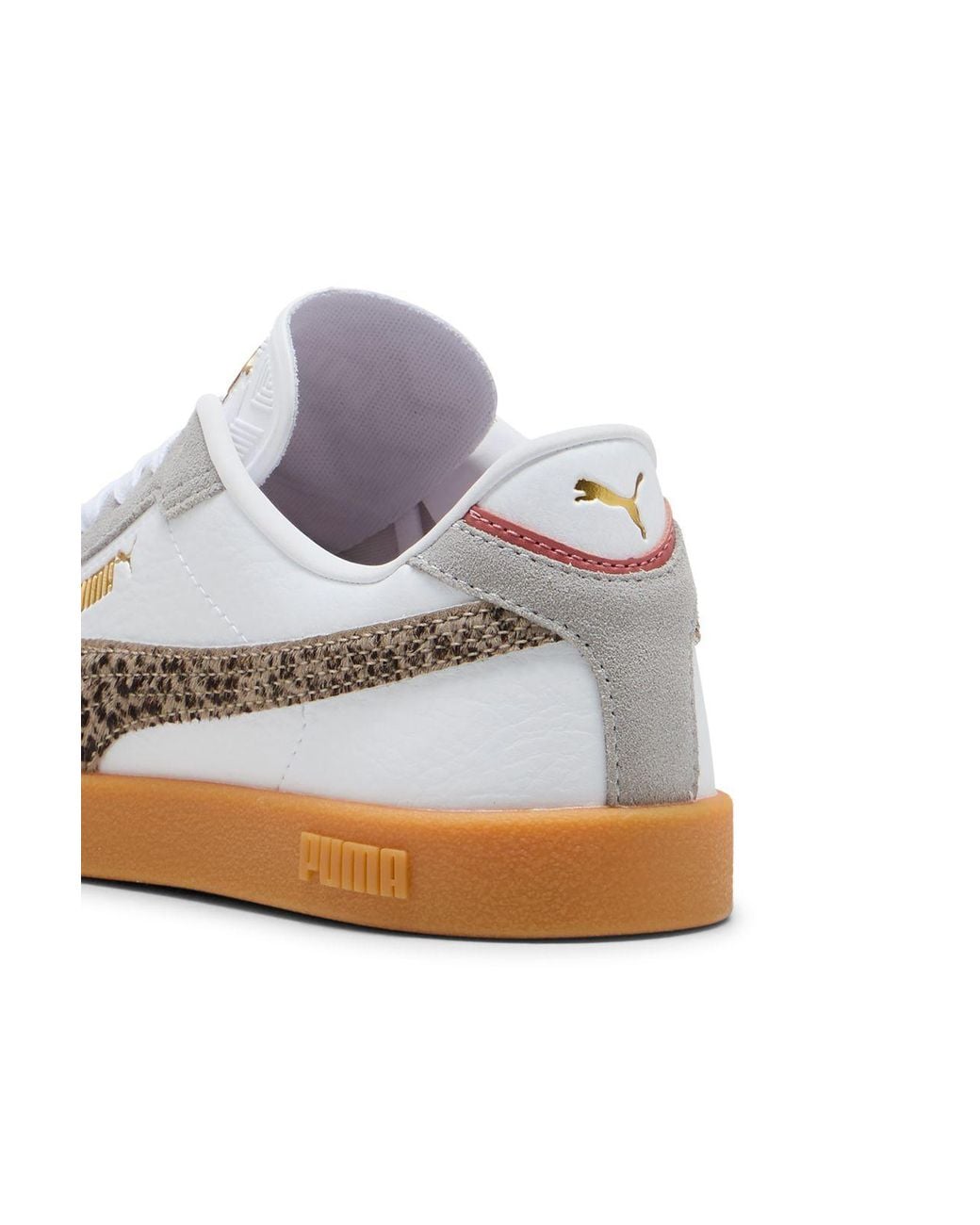 PUMA White Club Ii Era Animal Flair Trainer Dusky Echo