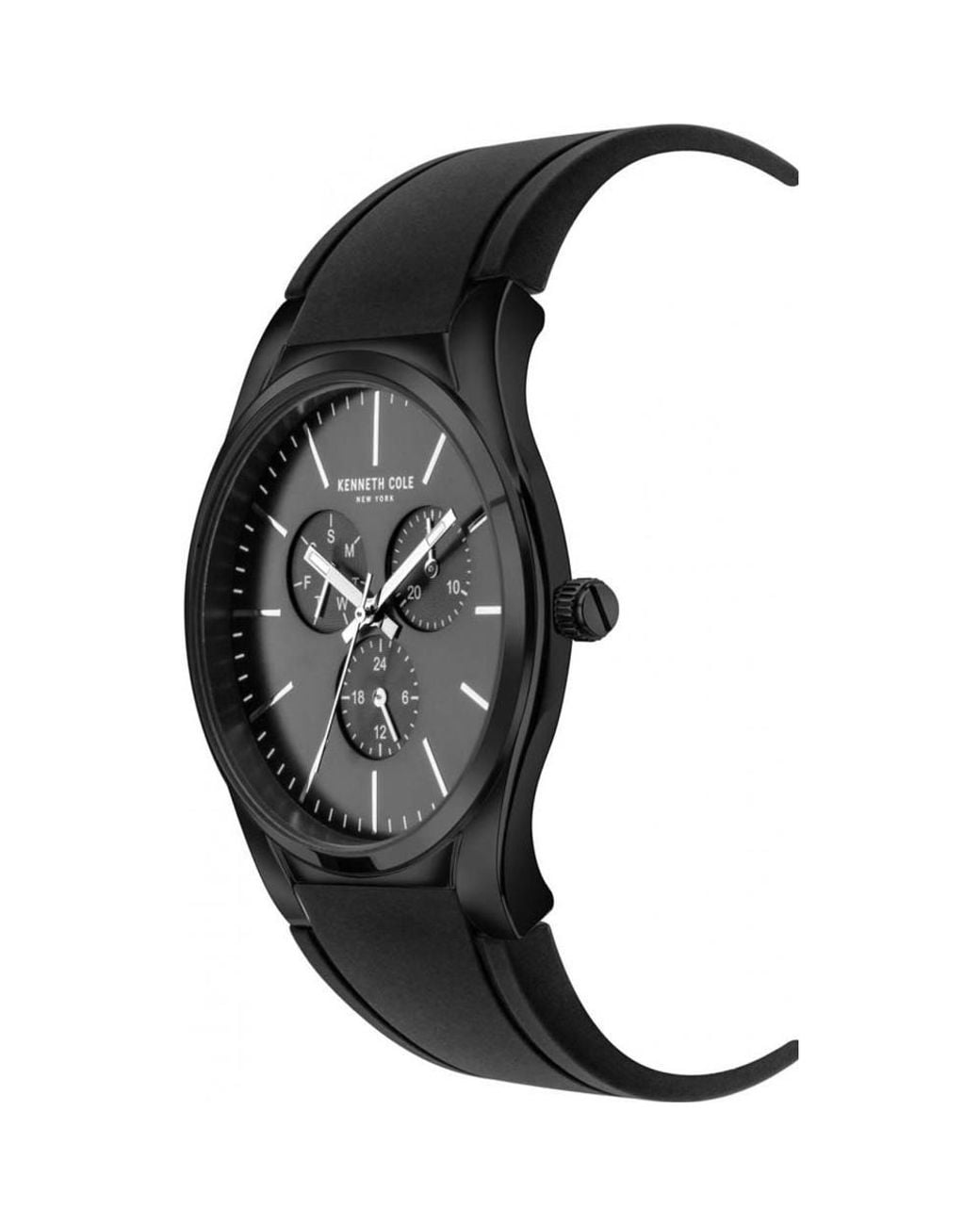 Kenneth Cole Black Kc50490002 Classic 44Mm Quartz Watch for men