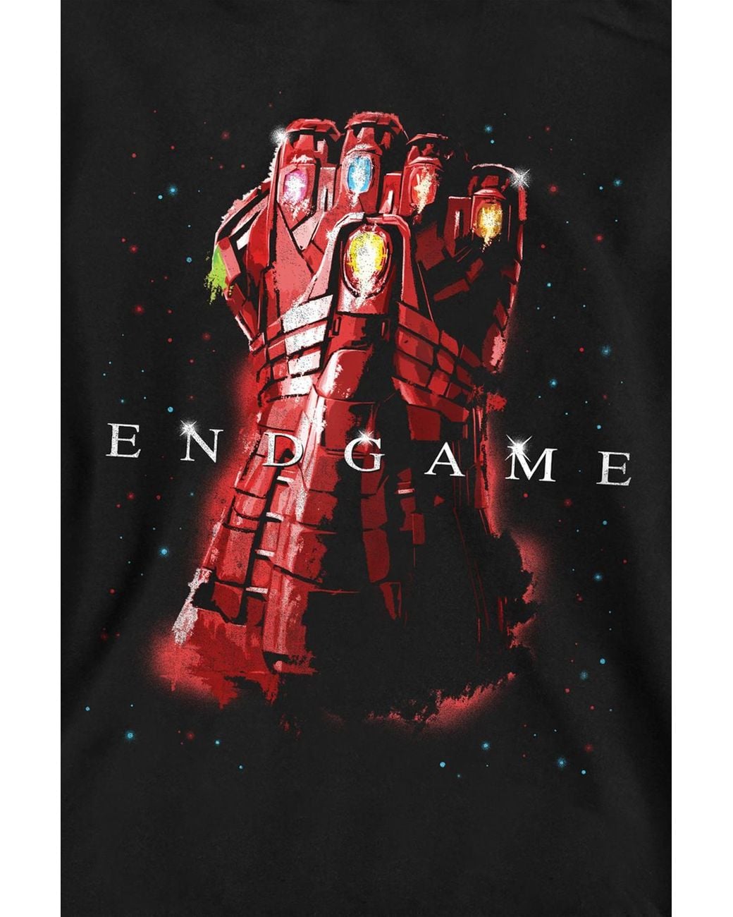 Marvel Black Avengers Endgame Nano Infinity Gauntlet Sweatshirt