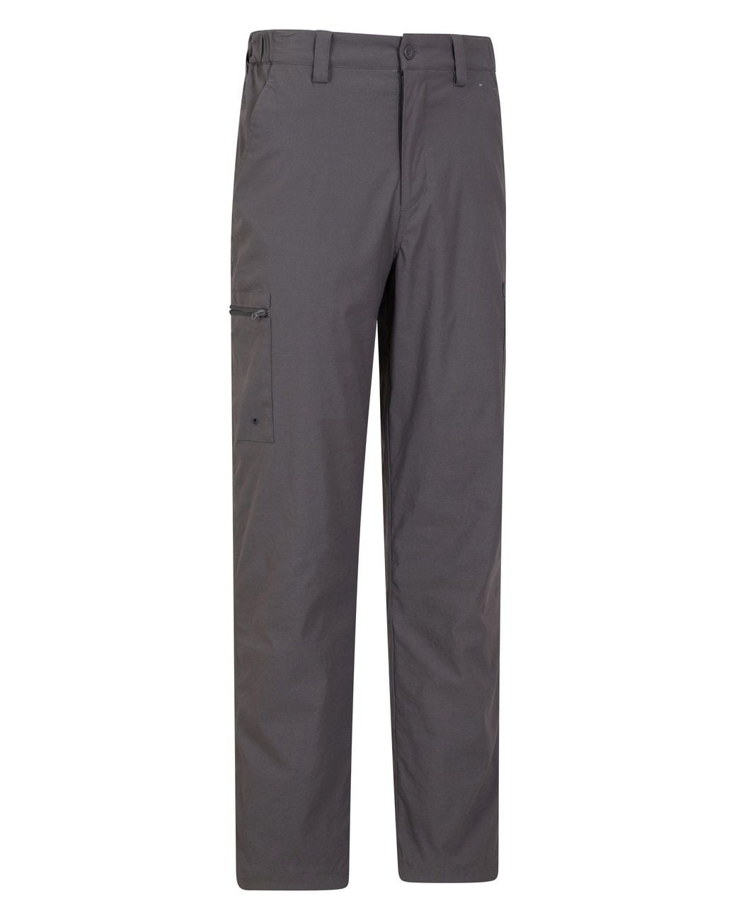 Mountain Warehouse Gray Stretchy Lightweight Thermal Lined Short Length Winter Trek Trouser for men
