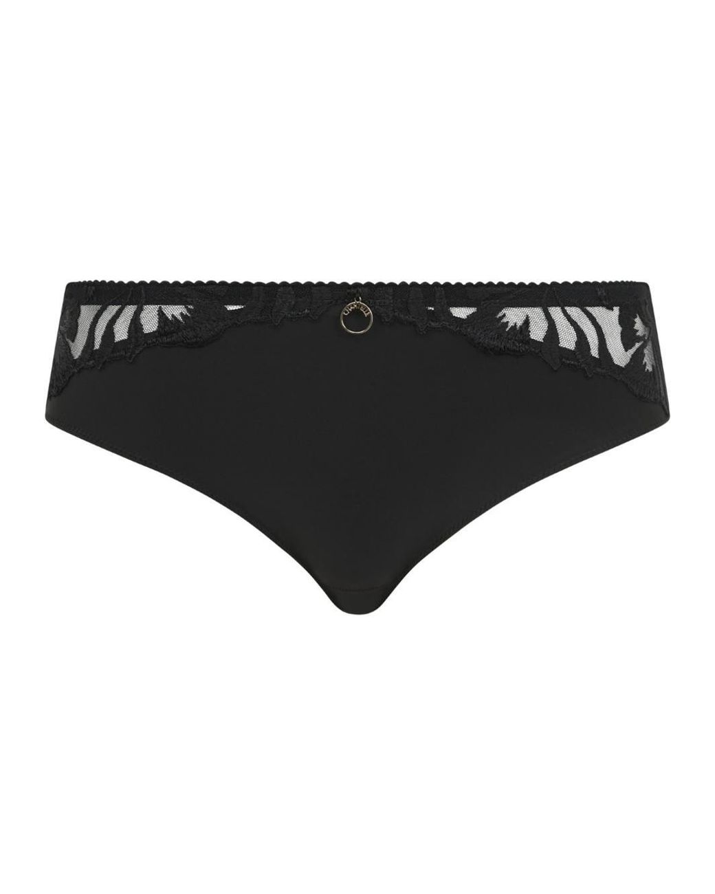 Chantelle Black Majestic Covering Brief