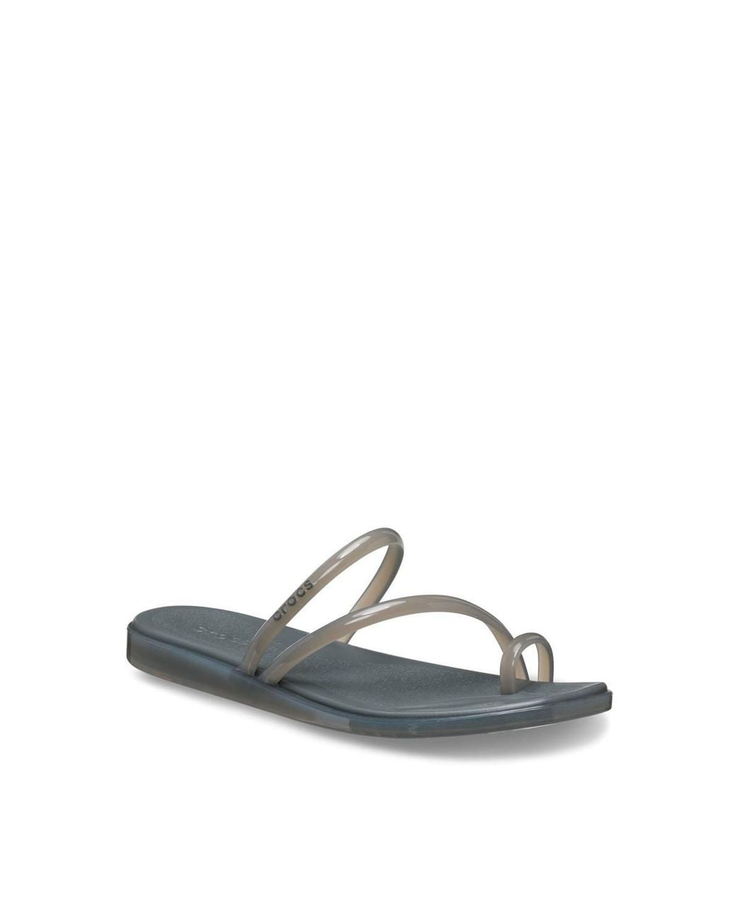 CROCSTM Gray Miami Jely Toe Loop Sandal