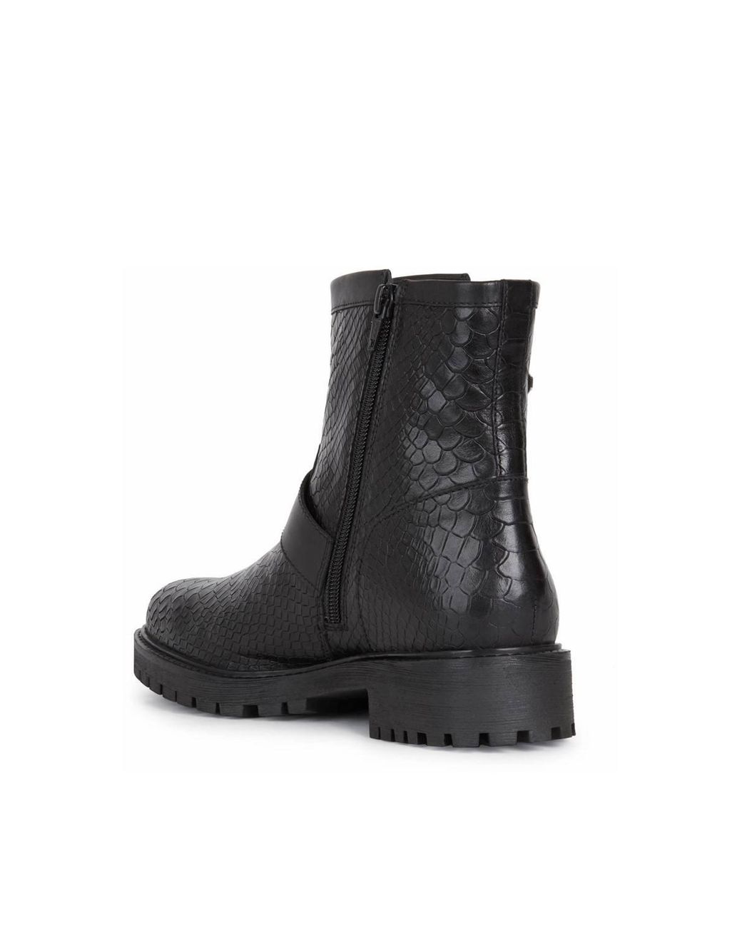 Geox Black 'Hoara' Ankle Boots