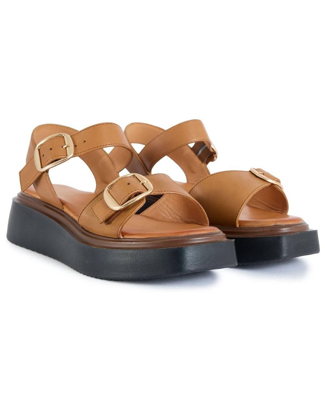 Sole Blue Bodie Flatform Sandals
