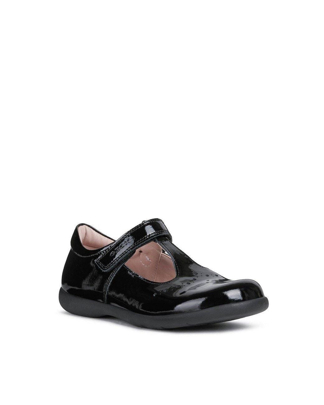 Geox Black 'Naimara' Leather Shoes