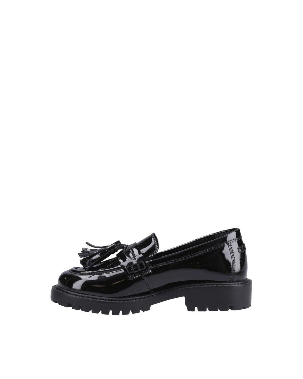 Hush Puppies Black Abigail Patent Senior Shoe