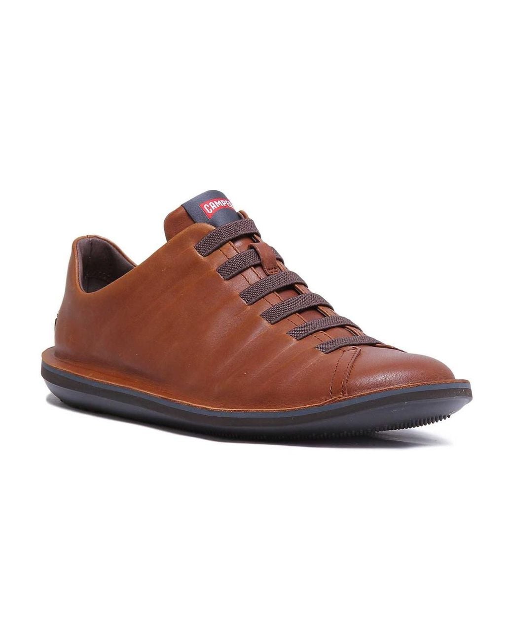 Camper Brown 'Beetle' Leather Shoes for men