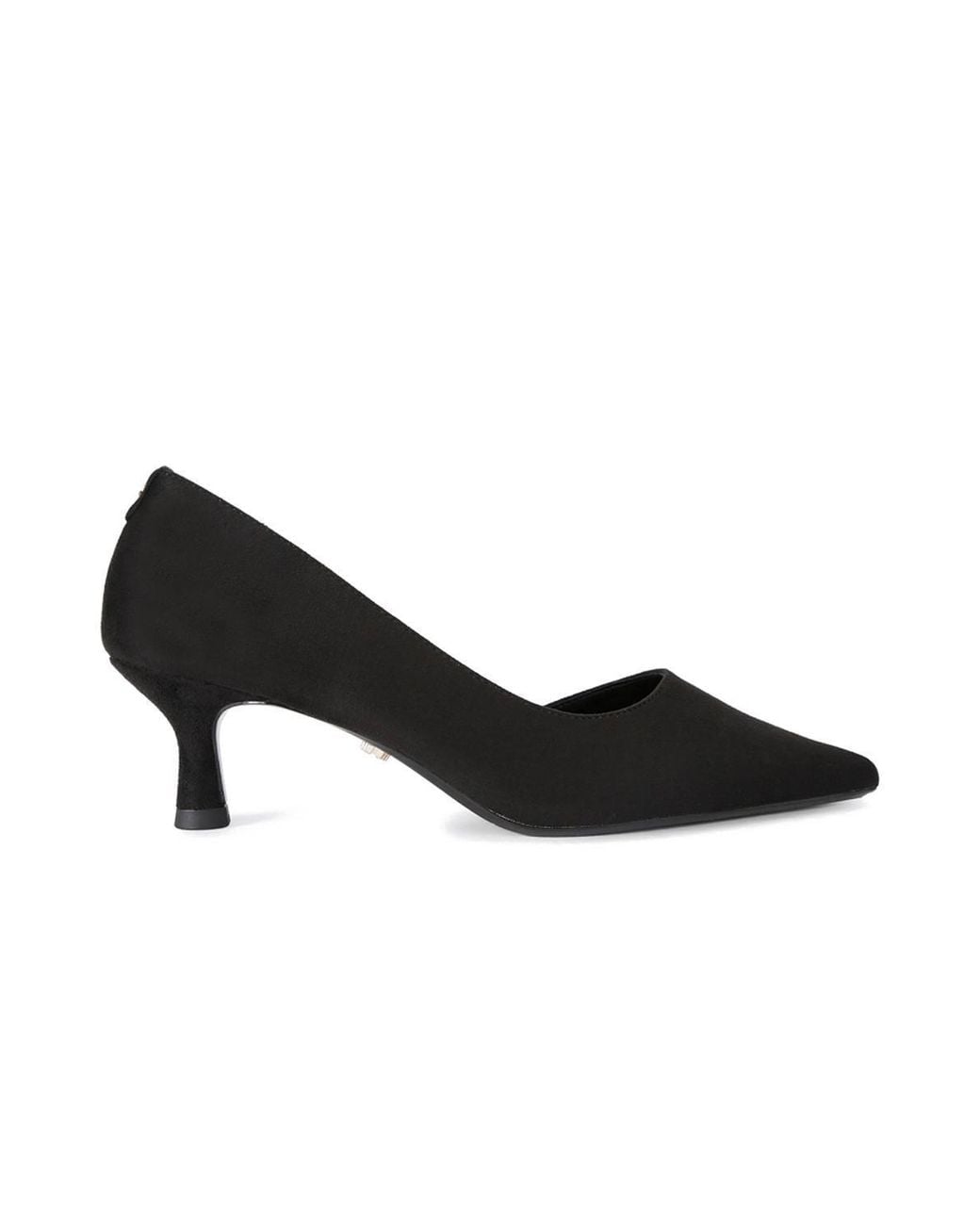 Carvela Kurt Geiger Black 'Alina D Orsay' Suedette Heels